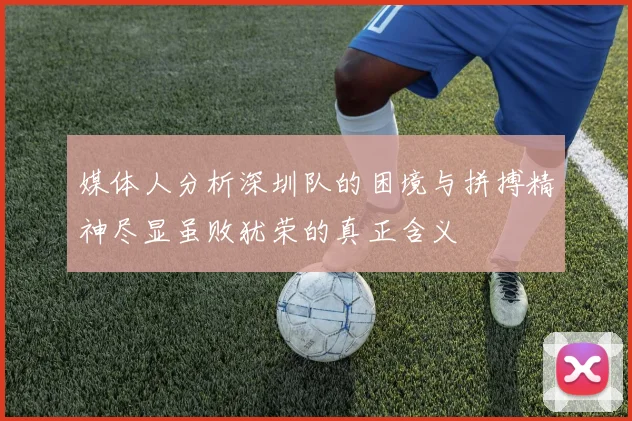 媒体人分析深圳队的困境与拼搏精神尽显虽败犹荣的真正含义
